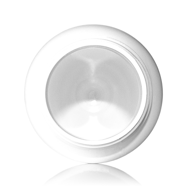 150CC WHITE PET WIDE MOUTH ROUND PACKER PLASTIC BOTTLE - 38-400 NECK-detail image