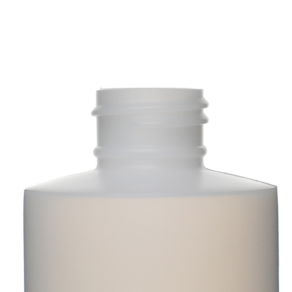 8OZ NATURAL HDPE STYLELINE CYLINDER ROUND - 24-410 NECK-detail image