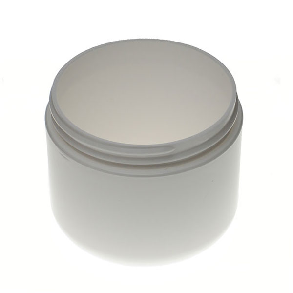 4OZ WHITE PP/PPROUND BASE DOUBLE WALL JAR - 70-400 NECK-detail image