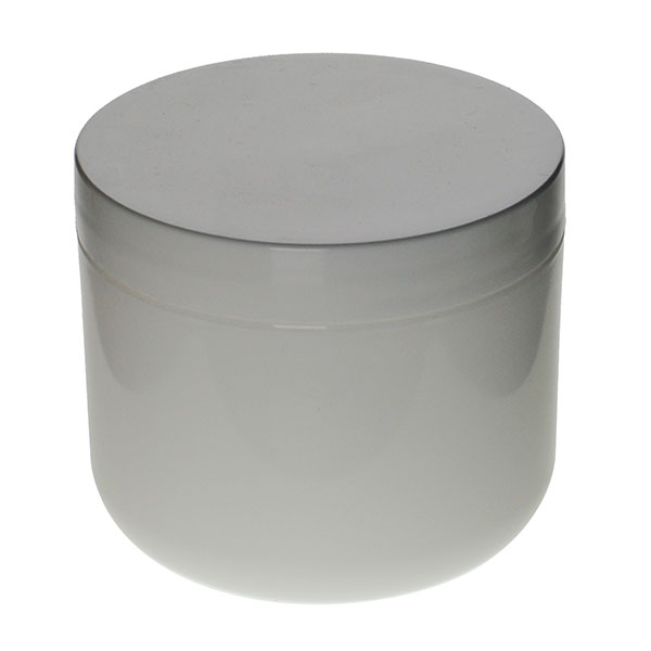4OZ WHITE PP/PPROUND BASE DOUBLE WALL JAR - 70-400 NECK-detail image