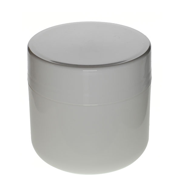 4OZ WHITE PP/PPROUND BASE DOUBLE WALL JAR - 70-400 NECK-detail image