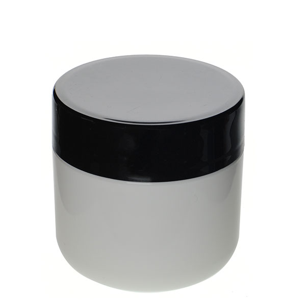 4OZ WHITE PP/PPROUND BASE DOUBLE WALL JAR - 70-400 NECK-detail image