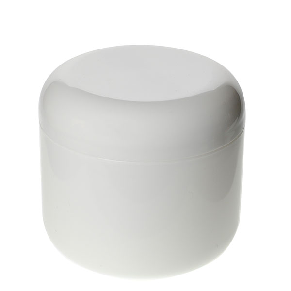 4OZ WHITE PP/PPROUND BASE DOUBLE WALL JAR - 70-400 NECK-detail image