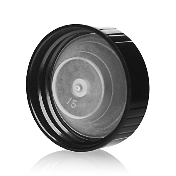 38-400 Black RIB SIDE / SMOOTH TOP PHENOLIC - LDPE CONE LINER-detail image