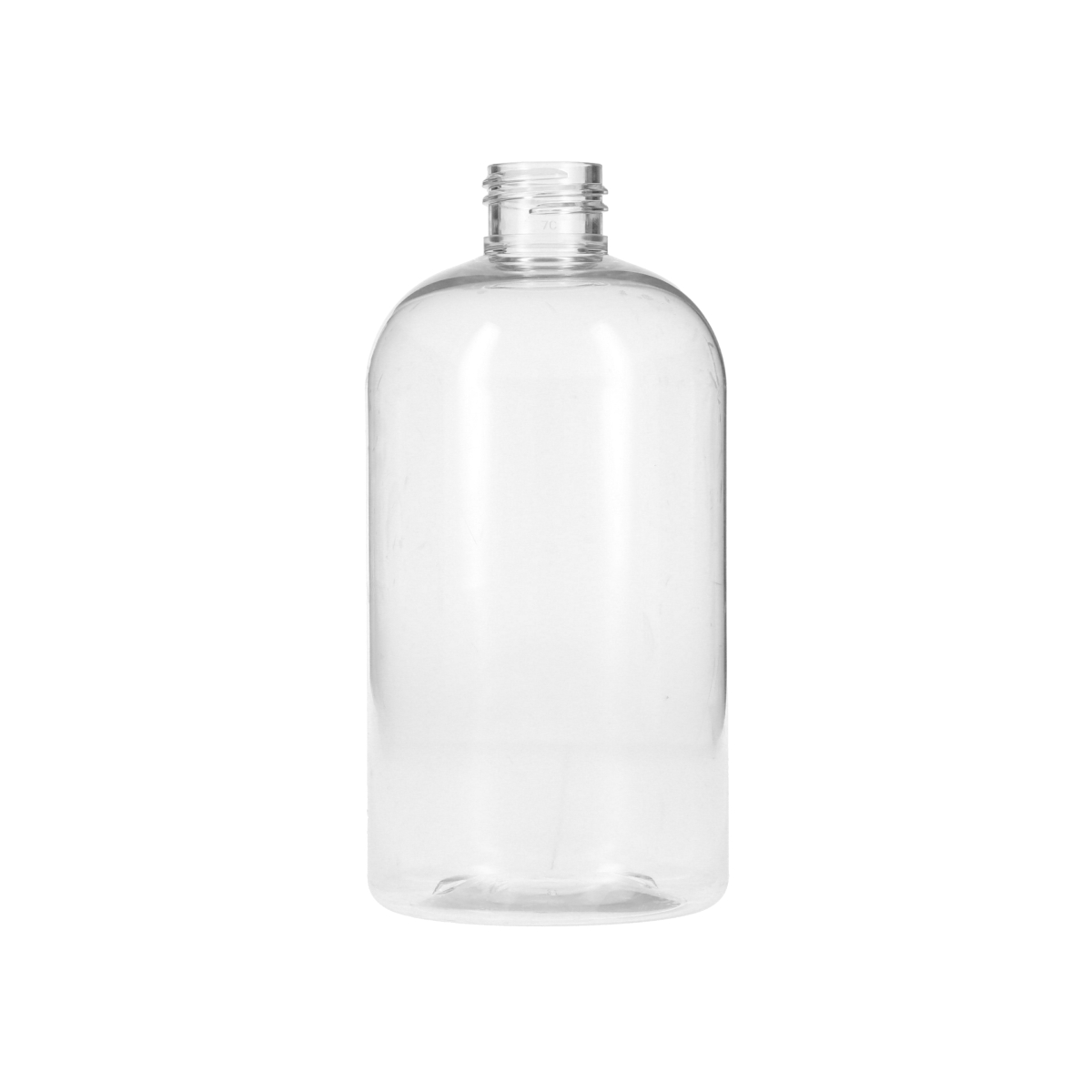 12OZ CLEAR PET BOSTON ROUND PLASTIC BOTTLE - 24-410 NECK-detail image