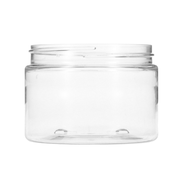 12OZ CLEAR PET STRAIGHT-SIDED PLASTIC JAR ROUND - 89-400 NECK-detail image