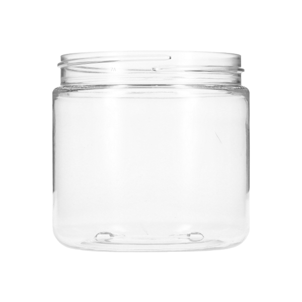 18OZ CLEAR PET ROUND BASE PLASTIC JAR ROUND - 89-400 NECK-detail image