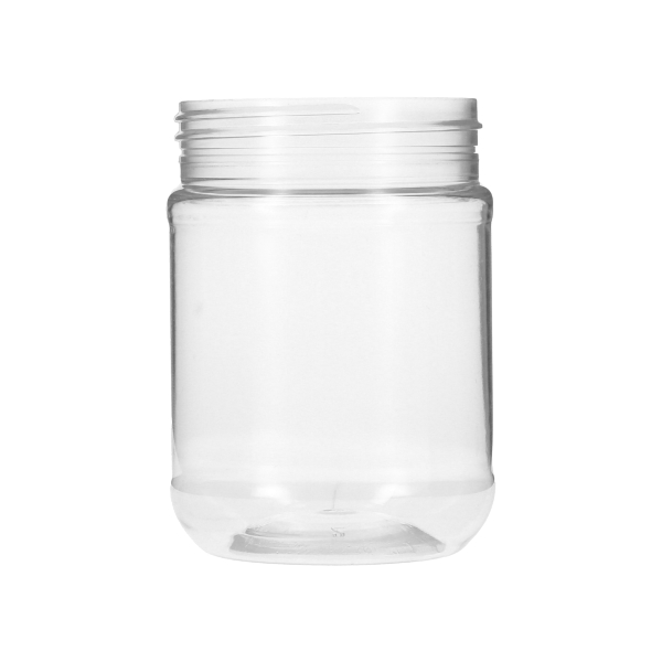 12OZ CLEAR PET SPICE ROUND PLASTIC JAR - 70-400 NECK-detail image