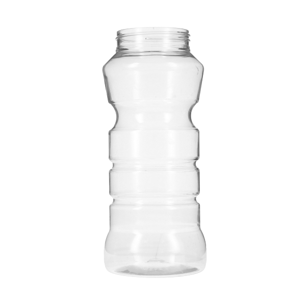 28OZ CLEAR PET NUTS ROUND PLASTIC JAR - 63-400 NECK-detail image