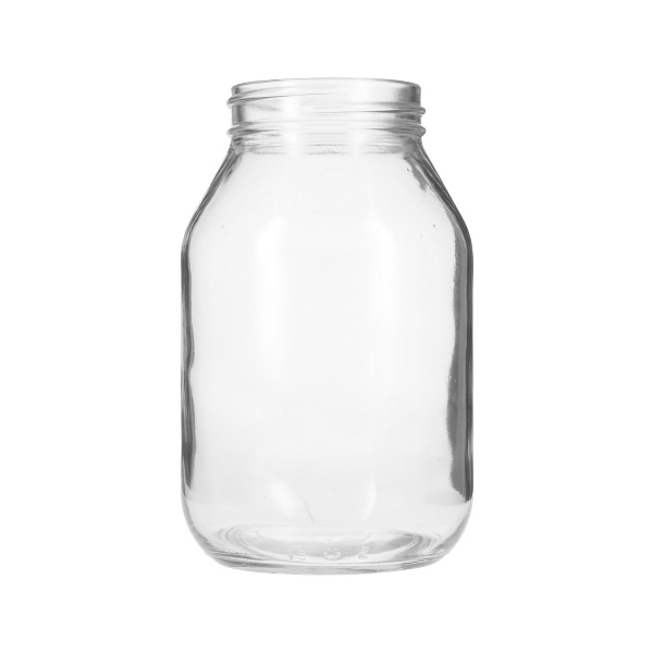 32OZ FLINT GLASS MAYO ROUND JAR - 70-470 NECK-detail image