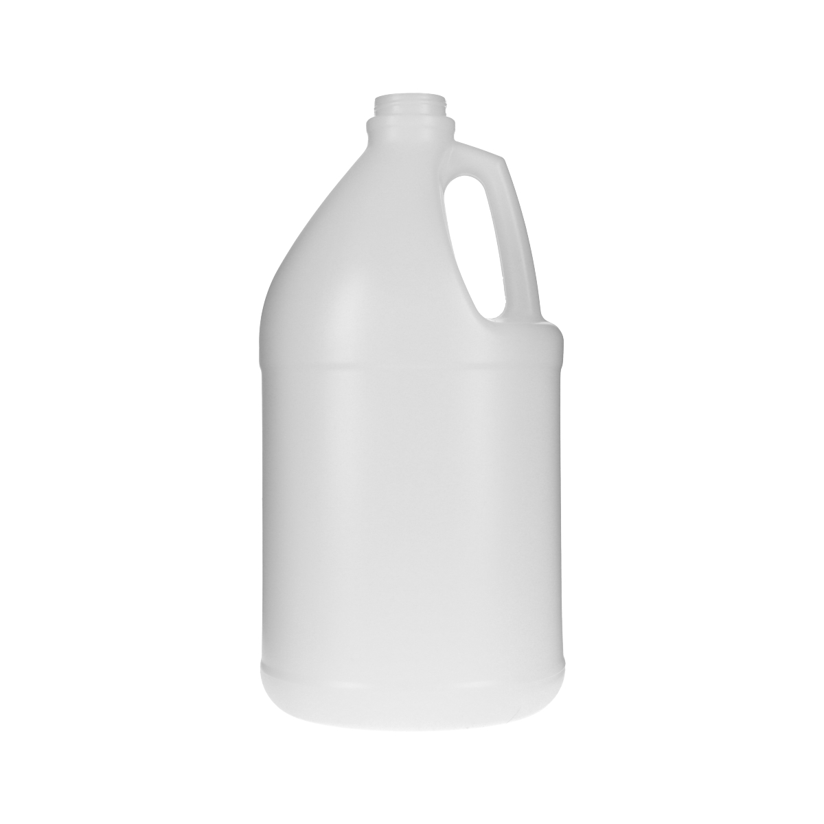 1GALLON NATURAL HDPE INDUSTRIAL / TAPER TOP 120GRAM ROUND - 38-400 NECK