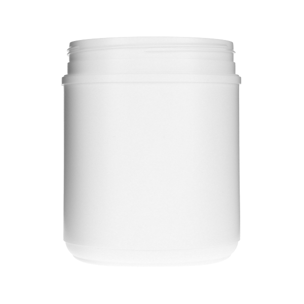 55OZ WHITE HDPE CANISTER ROUND BODY - 120-400 NECK-detail image