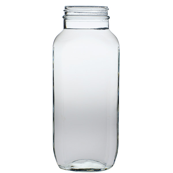16OZ FLINT GLASS FRENCH SQUARE - 48-405 NECK-detail image