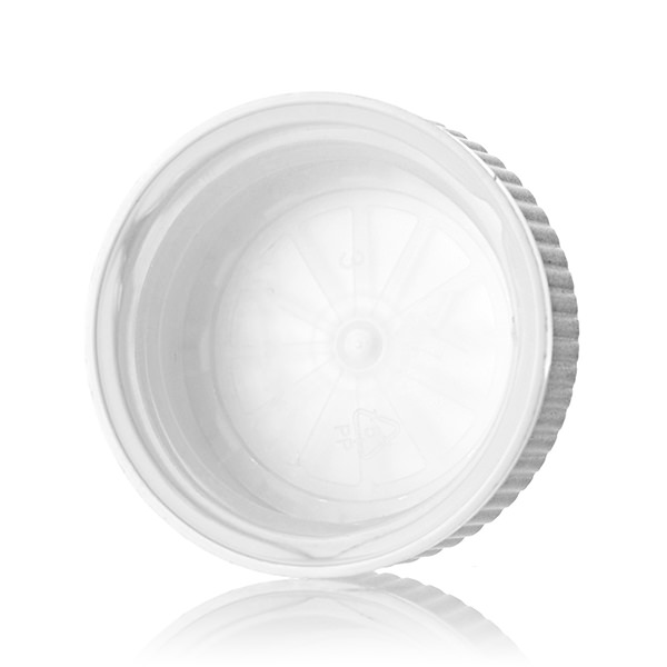 33-400 WHITE RIB SIDE / TEXT TOP PP VISTA CHILD-RESISTANT CLOSURE-detail image