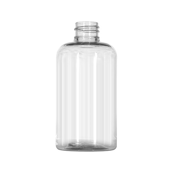 4.23oz (125ML) CLEAR PET 25 PERCENT PCR BOSTON ROUND - 20-410 NECK