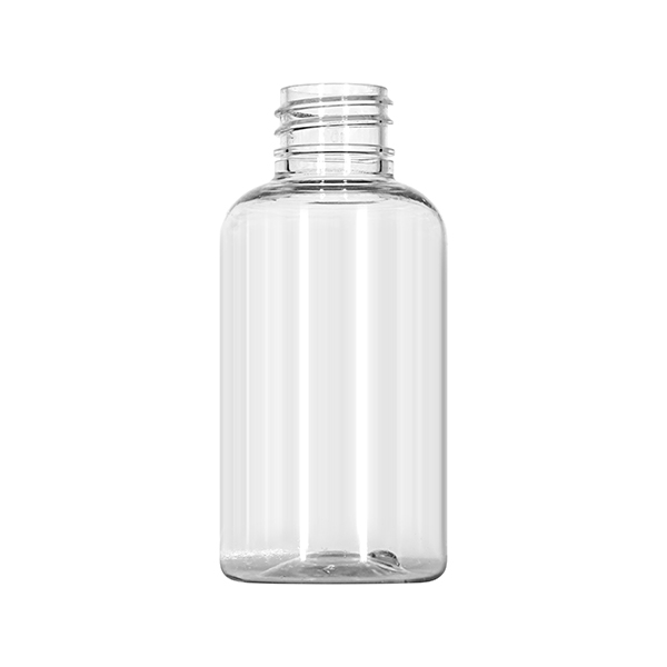 2OZ (60ML) CLEAR PET 25 PERCENT PCR BOSTON ROUND - 20-410 NECK