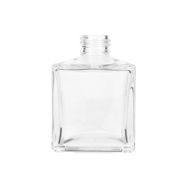 120ML FLINT GLASS HOME SQUARE BOTTLE - 24-410 NECK