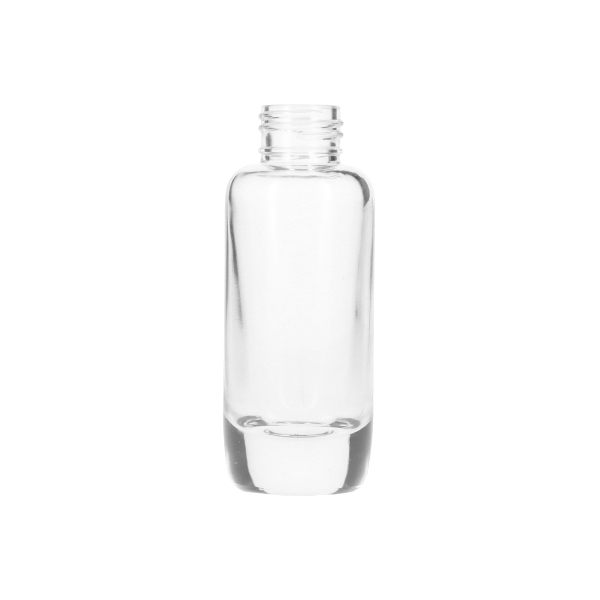 50ML FLINT GLASS DESSERT ROUND BOTTLE - 24-410 NECK