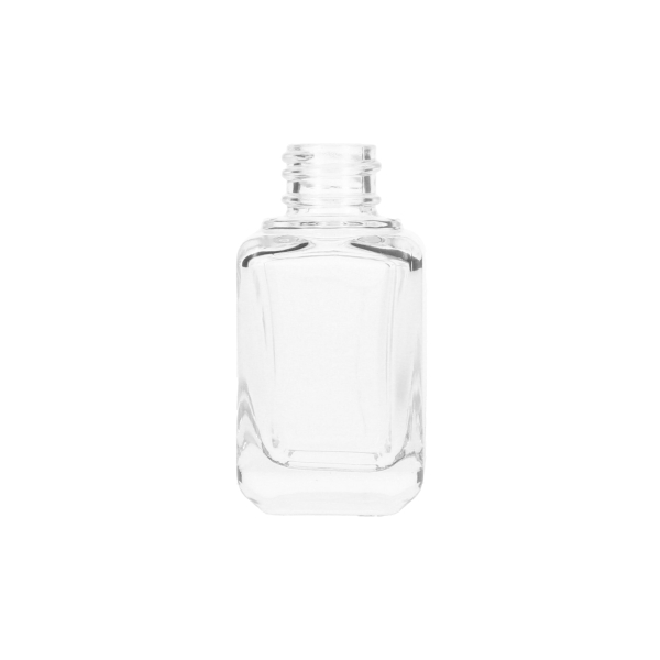 30ML FLINT GLASS FOREST BEVELED BOTTLE SQUARE - 20-415 NECK