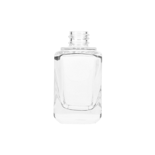 60ML FLINT GLASS FOREST BEVELED BOTTLE SQUARE - 20-410 NECK