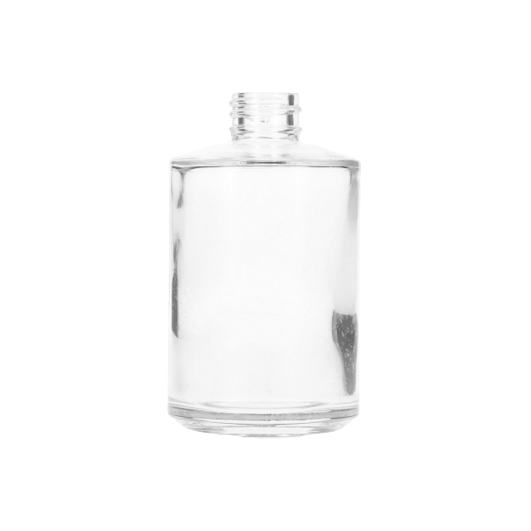 125ML FLINT GLASS ROUND BOTTLE - 22-410 NECK