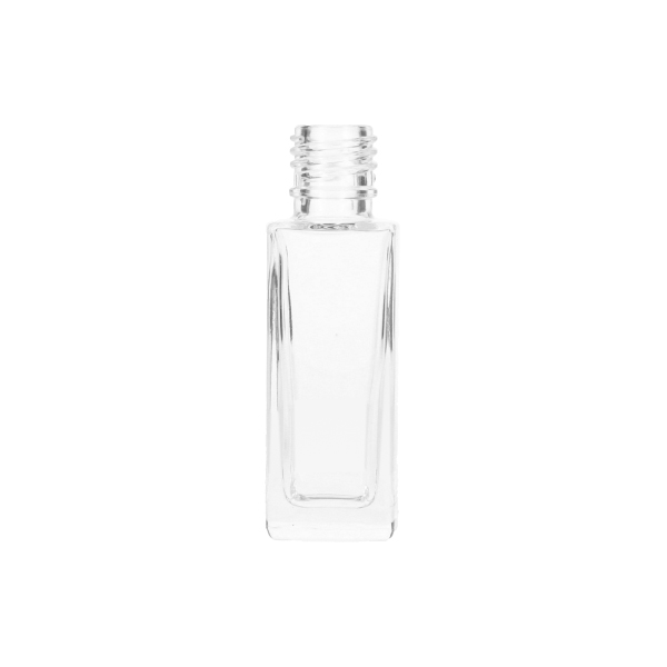 30ML FLINT GLASS SQUARE BOTTLE - 20-415 NECK
