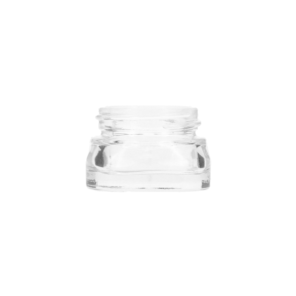 15ML FLINT GLASS FOREST JAR SQUARE - 40-405 NECK
