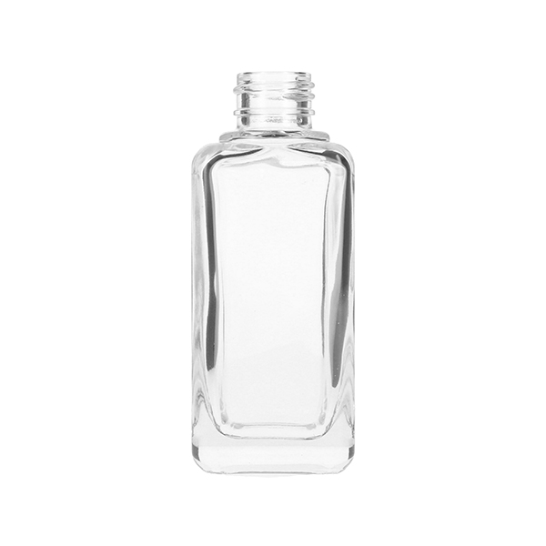 100ML FLINT GLASS FOREST BOTTLE SQUARE - 24-410 NECK