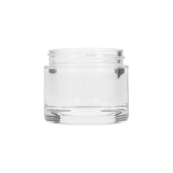 50ML FLINT GLASS DESSERT JAR ROUND - 53-405 NECK