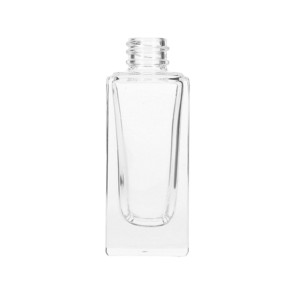30ML FLINT GLASS FOREST BOTTLE SQUARE - 18-410 NECK