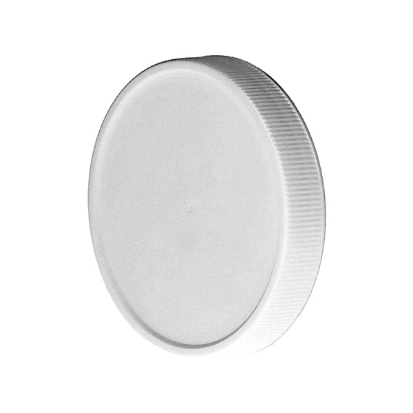 70-400 WHITE RIBBED SIDE MATTE TOP PP F217 LINER WITH STACKING RING