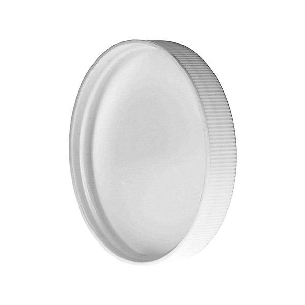 70-400 WHITE RIBBED SIDE MATTE TOP PP F217 LINER WITH STACKING RING-detail image