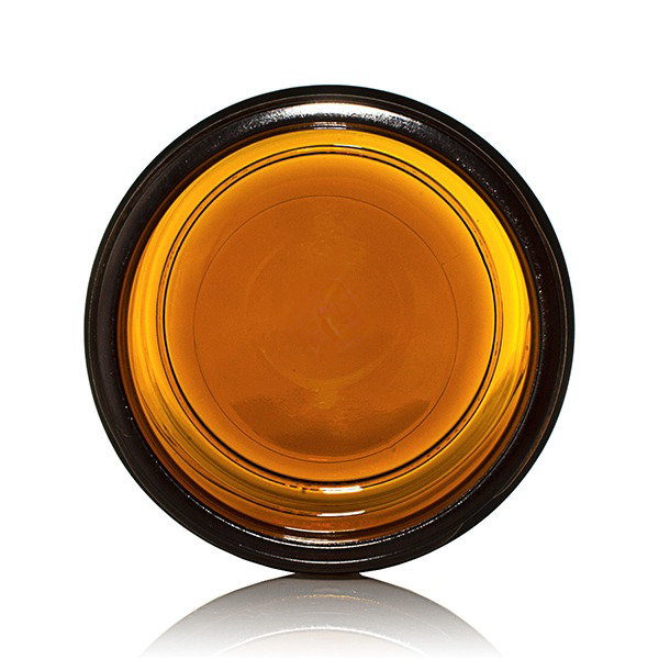 8OZ AMBER GLASS  ROUND  WITH 70-405 NECK FINISH-detail image