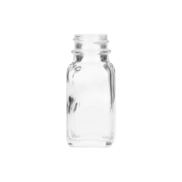 1OZ FLINT GLASS  FRENCH SQUARE - 24-405 NECK-detail image