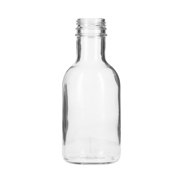 12OZ FLINT GLASS STOUT ROUND - 38-1768 TAMPER EVIDENT NECK-detail image