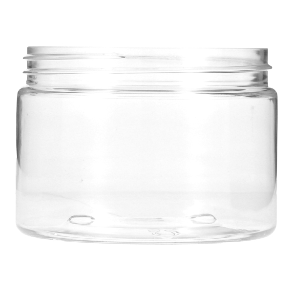 12OZ CLEAR PET WIDE-MOUTH JAR ROUND - 89-400 NECK-detail image
