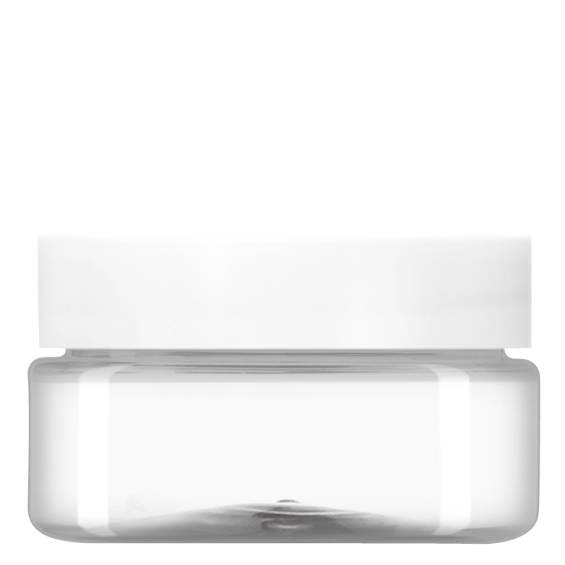 50ML CLEAR PET TARRO JAR ROUND - 58-400 NECK