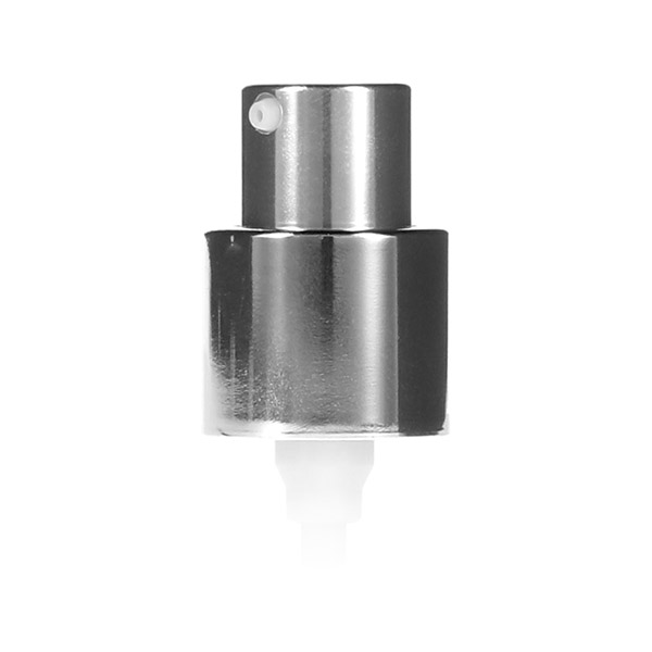 18-400 WHITE PP EVOLUX SILVER METAL ACTUATOR AND COLLAR PUMP