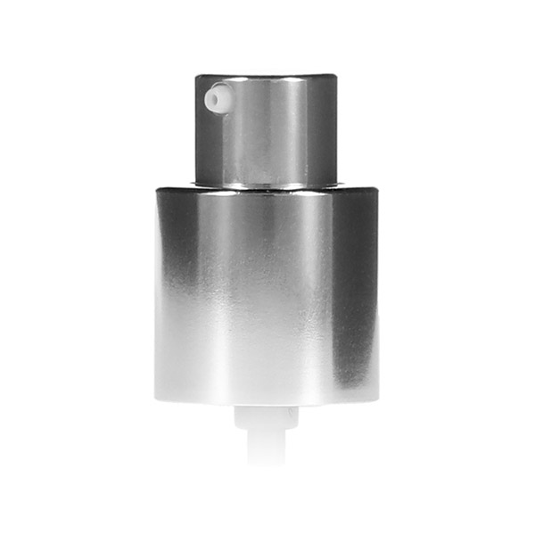 20-410 WHITE PP/PP EVOLUX SILVER METAL ACTUATOR AND COLLAR PUMP