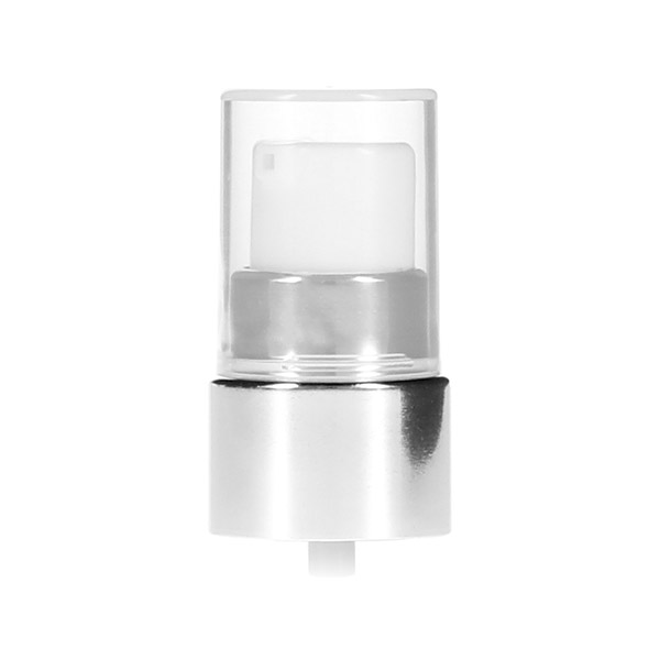 15MM WHITE PP EVO MINI WITH SILVER METAL COLLAR PUMP 70MCL OUTPUT
