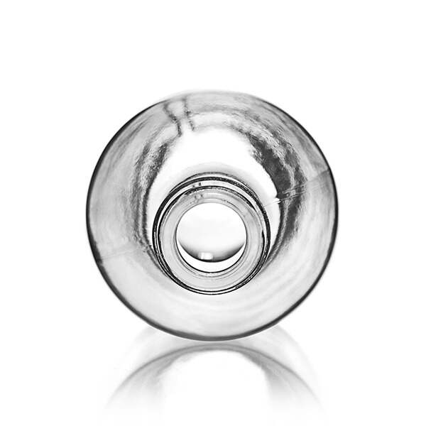 375ML FLINT GLASS NORDIC SPIRITS SCREW NECK ROUND BODY WITH 28-400 NECK FINISH-detail image