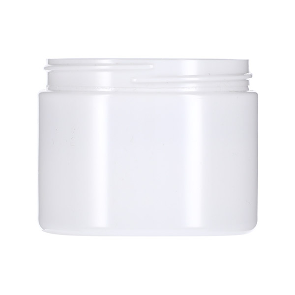 6OZ WHITE PET WIDE MOUTH ROUND JAR WITH 70-400 NECK FINISH