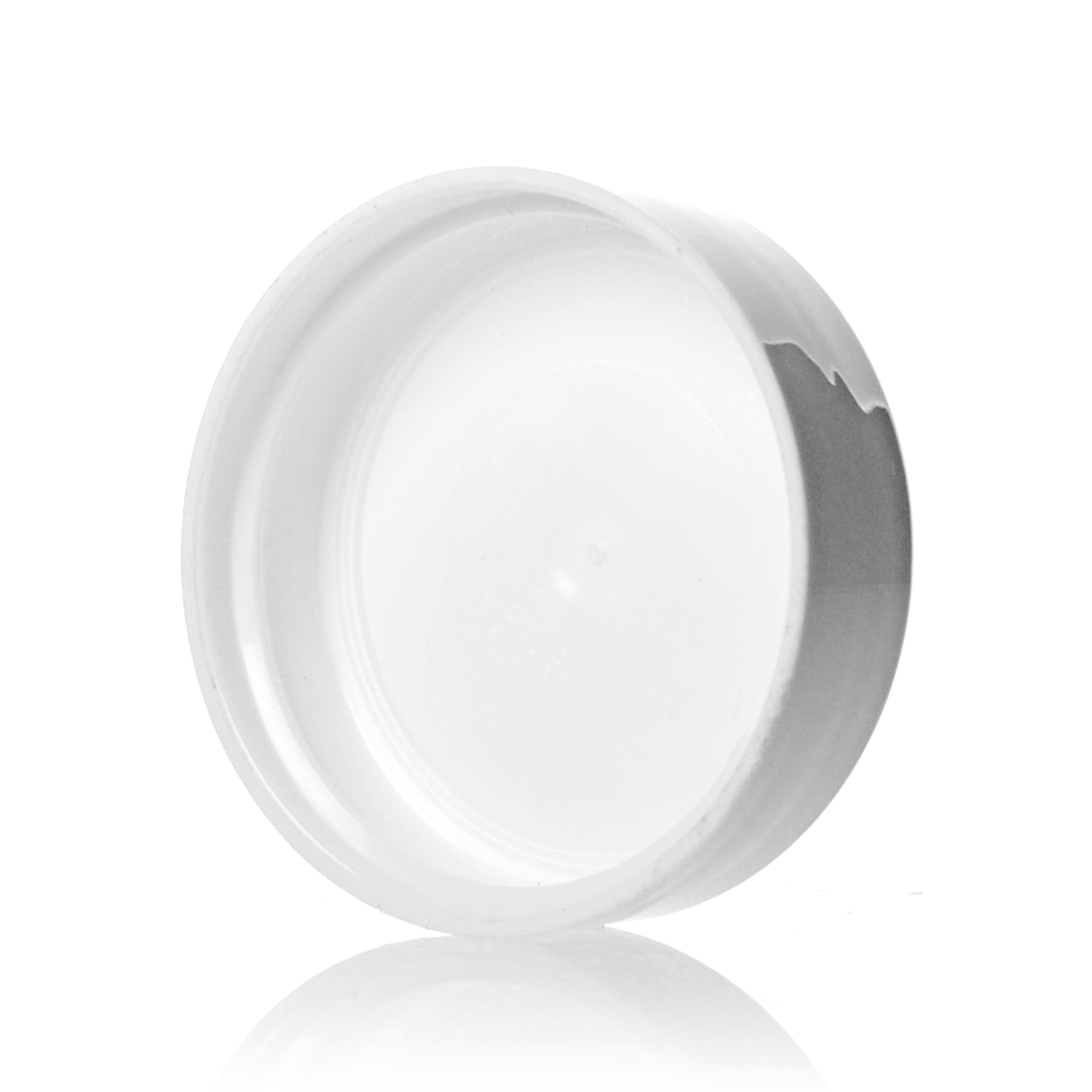 38-400 WHITE PP SMOOTH SIDE / SMOOTH TOP CT CLOSURE UNLINED-detail image