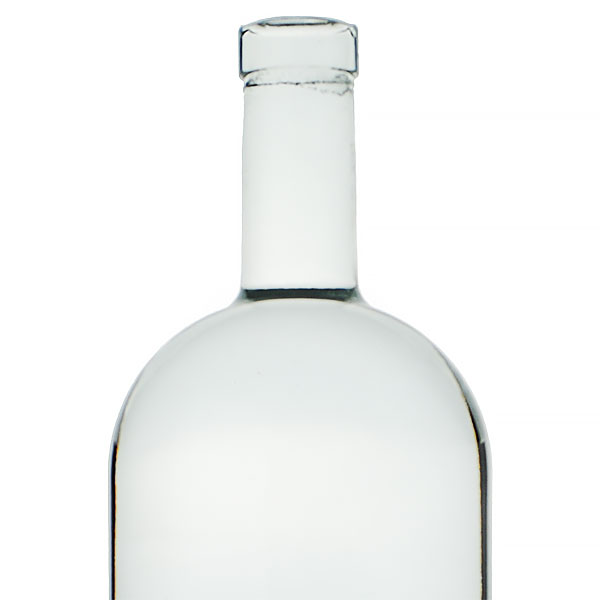 1.75 LITER FLINT GLASS CALIFORNIA SPIRITS BOTTLE BAR TOP - 21.5MM NECK-detail image