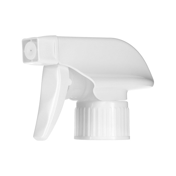 28-410 WHITE PP RIB SIDE  B-SHROUD SPRAYER WITH 9.5" DIP TUBE LENGTH 1.2ML - 1.4ML OUTPUT