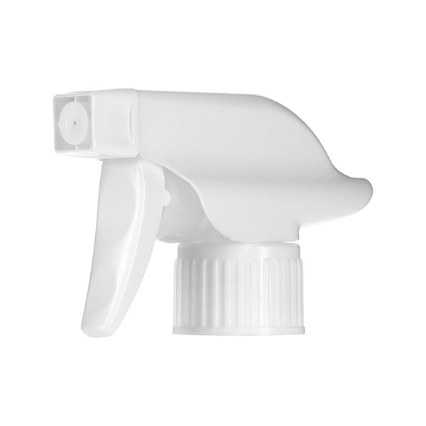 28-410 WHITE PP RIB SIDE  C-SHROUD SPRAYER WITH 9.5" DIP TUBE LENGTH 1.2ML - 1.4ML OUTPUT