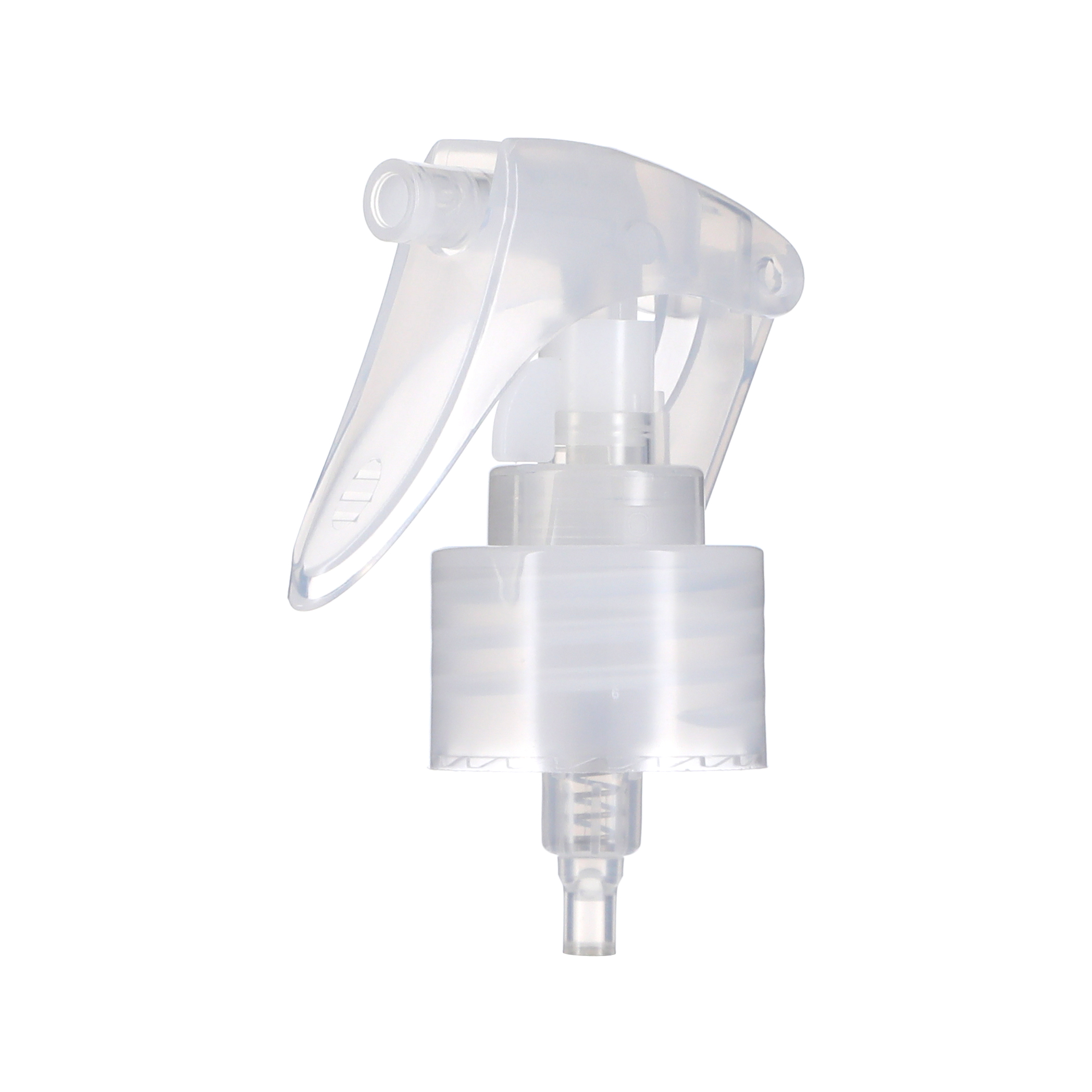 28 410 NATURAL PP SMOOTH SIDE OPEN CLOSE SWITCH MINI SPRAYER WITH 6.5 DIP TUBE LENGTH 0.25ML 0.30ML OUTPUT INFO