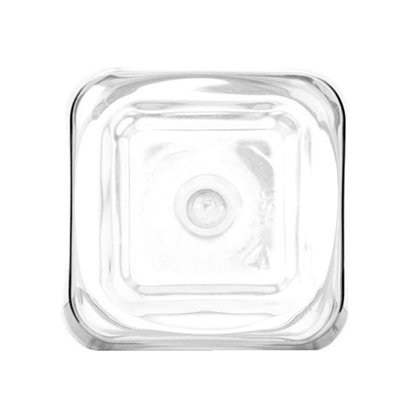 8OZ CLEAR PET TALL MILKMAN BEVERAGE BOTTLE SQUARE - 38-DS NECK-detail image