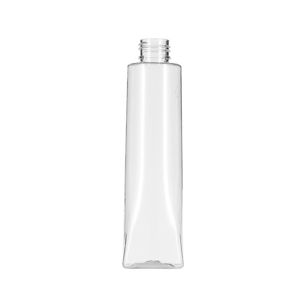 9OZ CLEAR PET DSC SERIES TAPERED BOTTLE SQUARE - 24-410 NECK