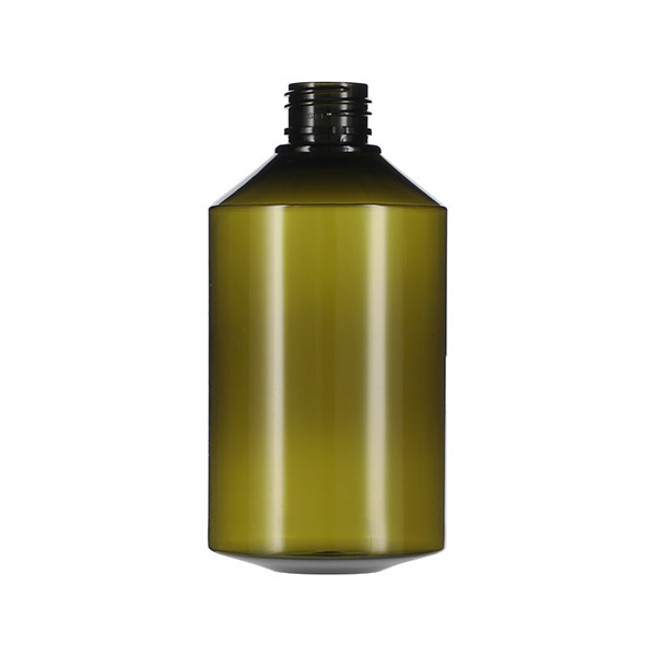 10.7OZ GREEN PET FH SERIES BOTTLE ROUND - 24-410 NECK